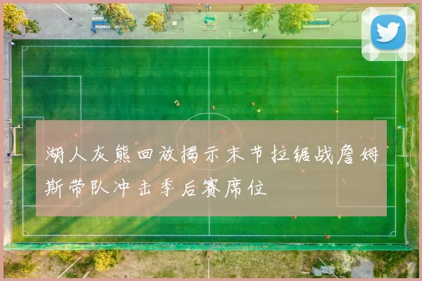 湖人灰熊回放揭示末节拉锯战詹姆斯带队冲击季后赛席位